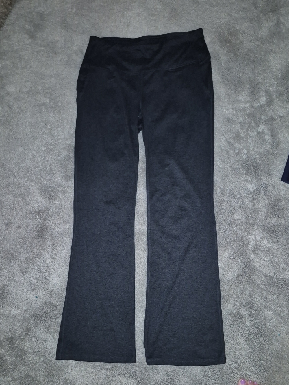 GAIAM Dark Gray Yoga Pants with Logo